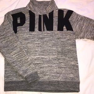 Brand new PINK Half Zip Sweatshirt